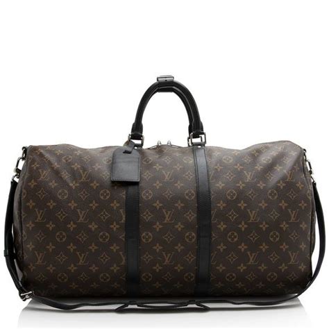 louis vuitton mens duffle bag keepall 55 monogram macassar collection|Keepall Bandoulière 55 Monogram Canvas .